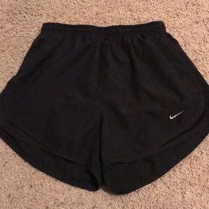 black Nike shorts